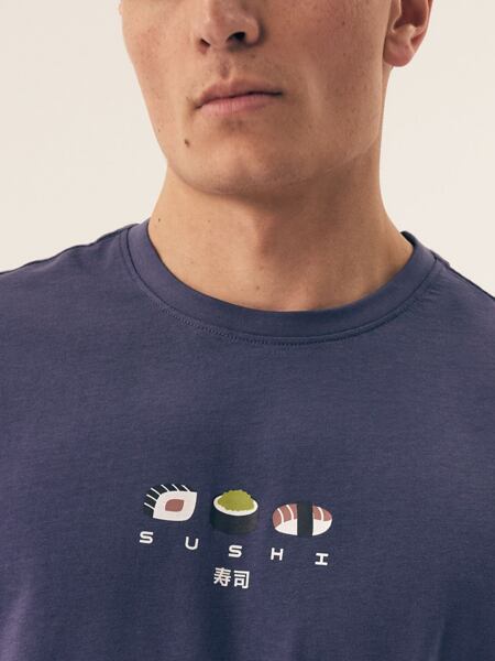 Sake sushi rövid férfi pizsama