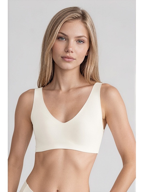 SLOGGI ZERO FEEL Bralette enyhén párnázott melltartó, ekrü